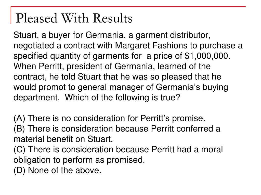 pleased with results stuart a buyer for germania