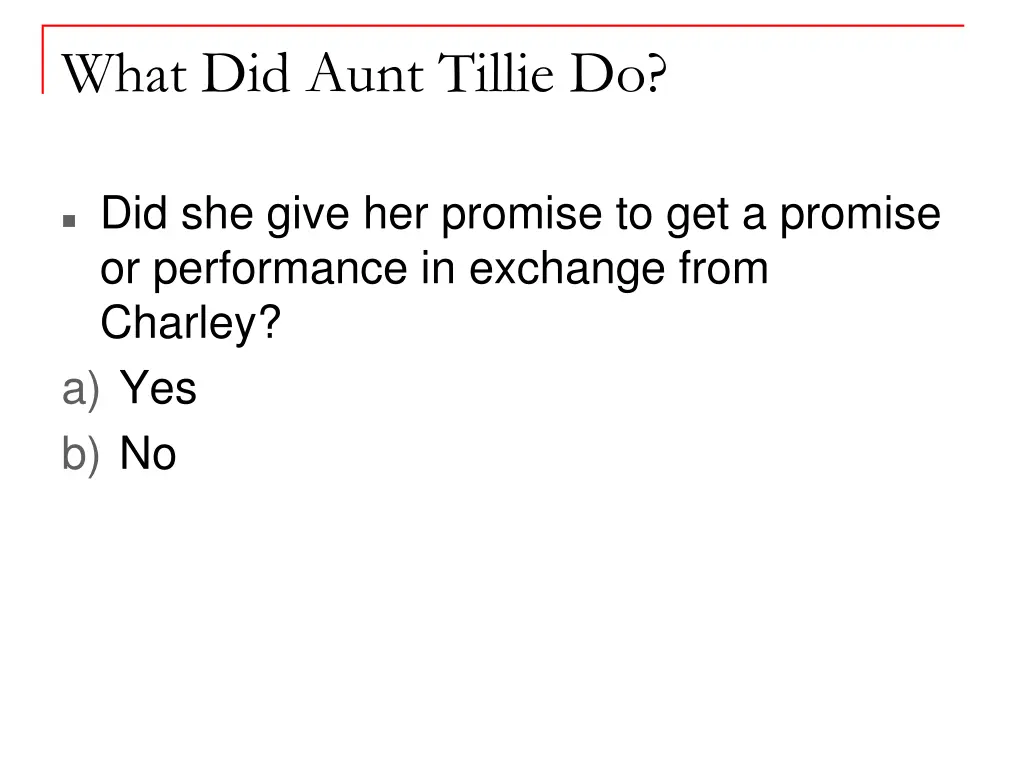 what did aunt tillie do