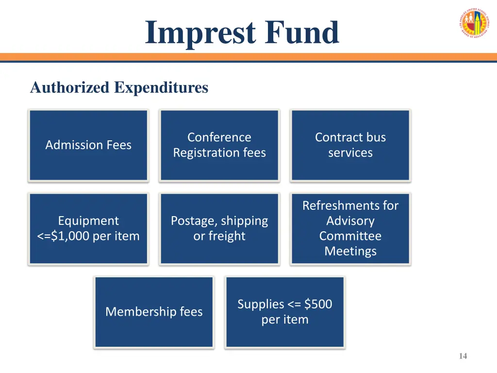 imprest fund 4