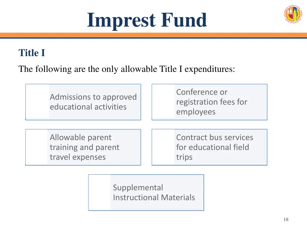 imprest fund 8