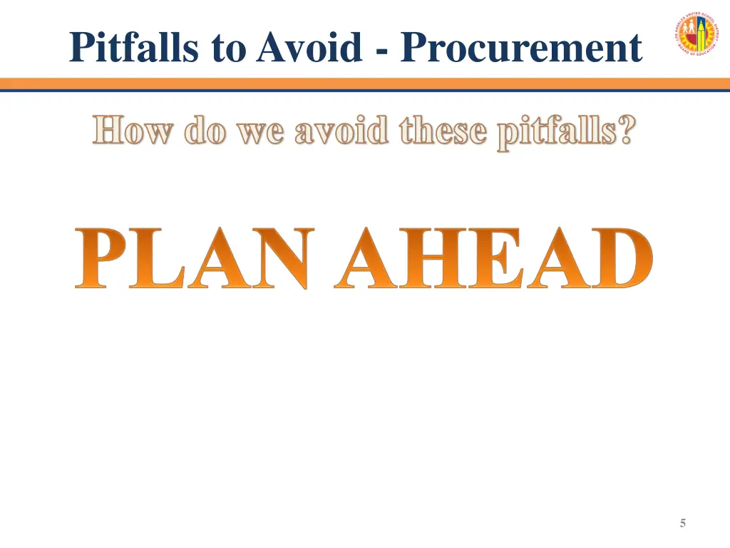 pitfalls to avoid procurement 1