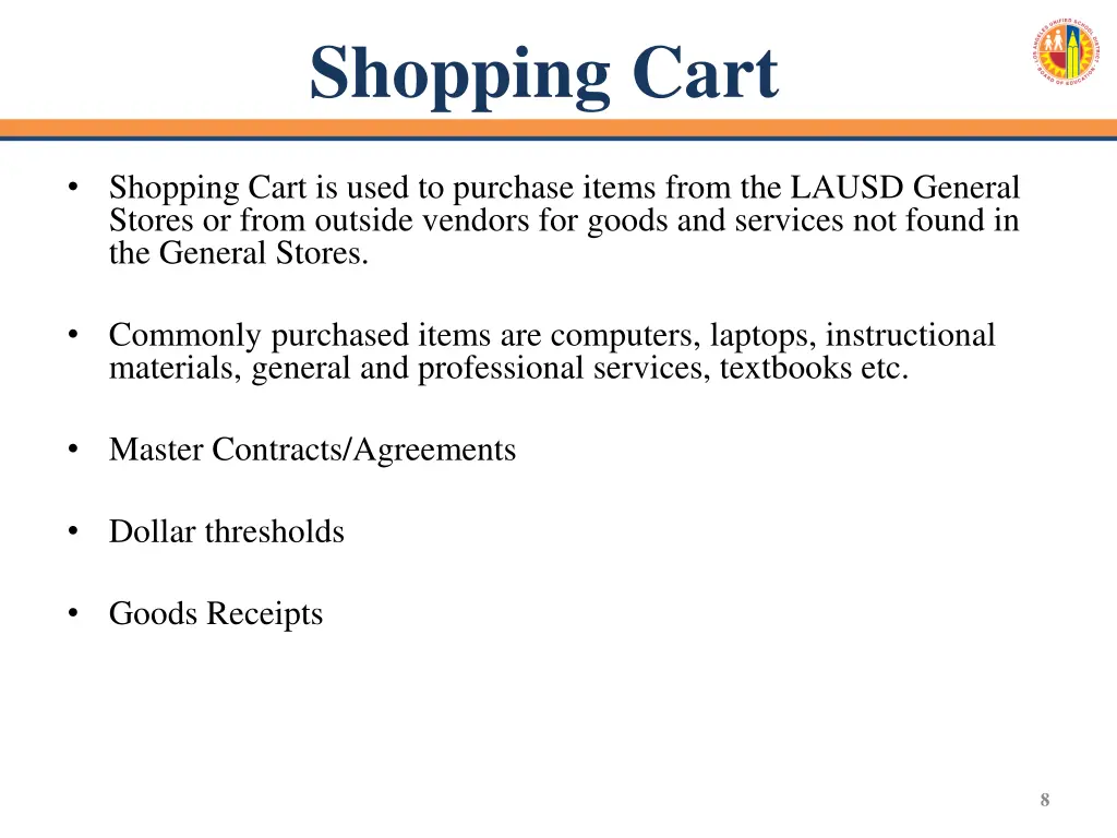 shopping cart