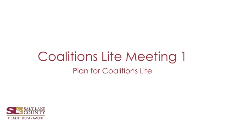 coalitions lite meeting 1 plan for coalitions lite