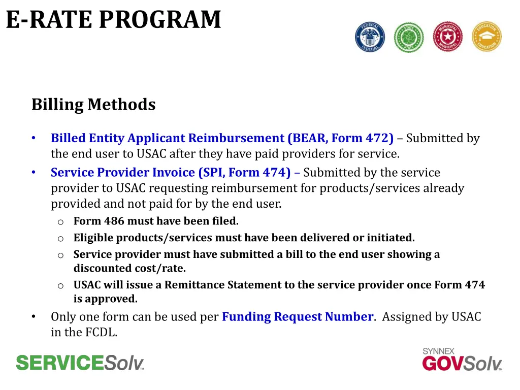 e rate program 15