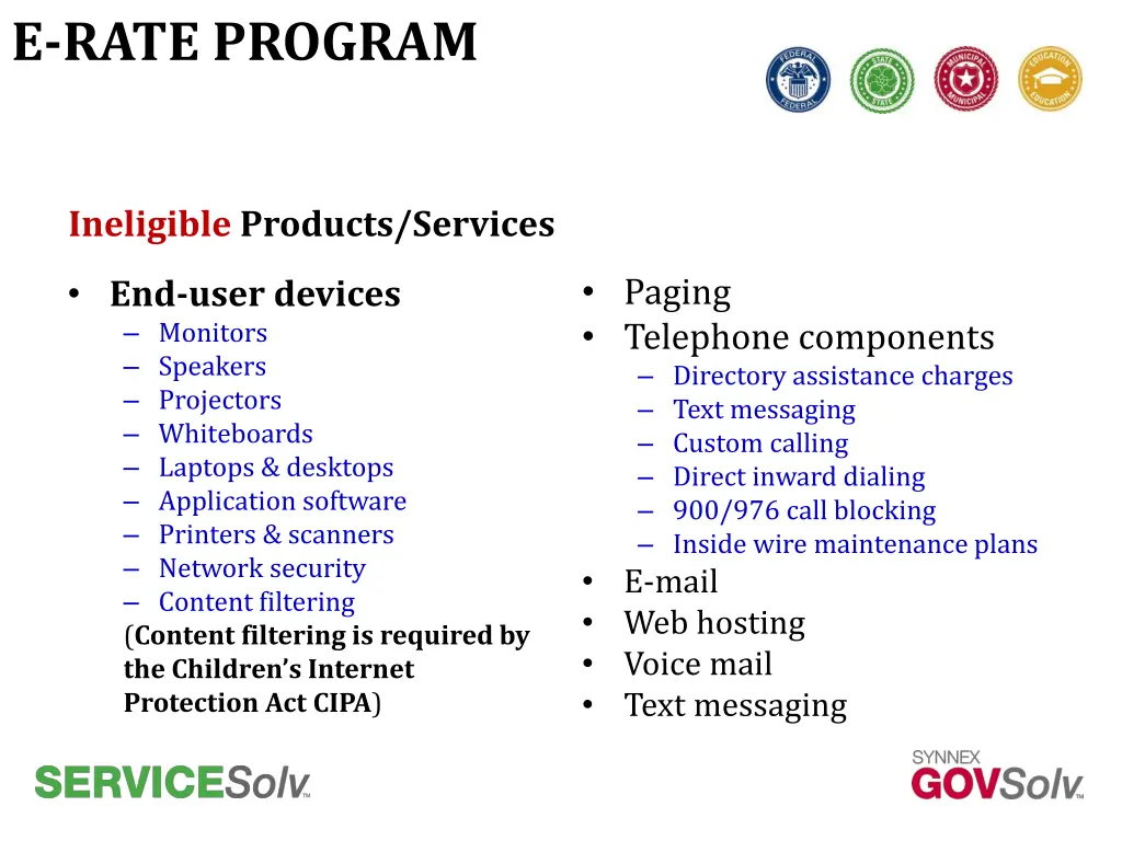 e rate program 7