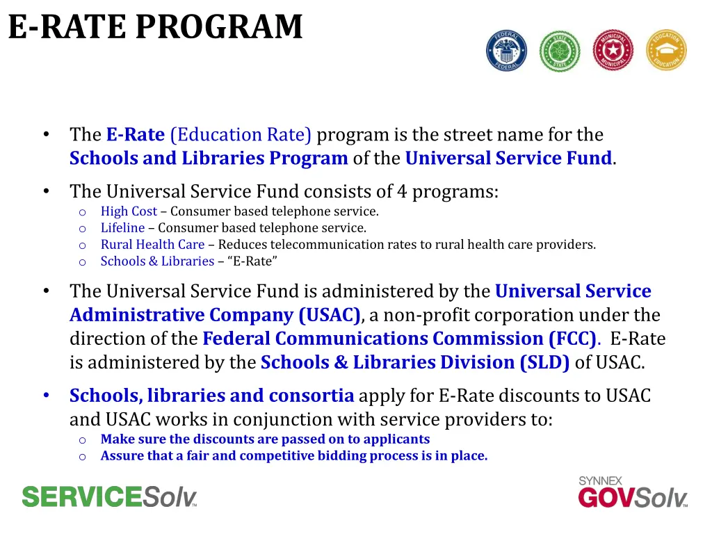 e rate program