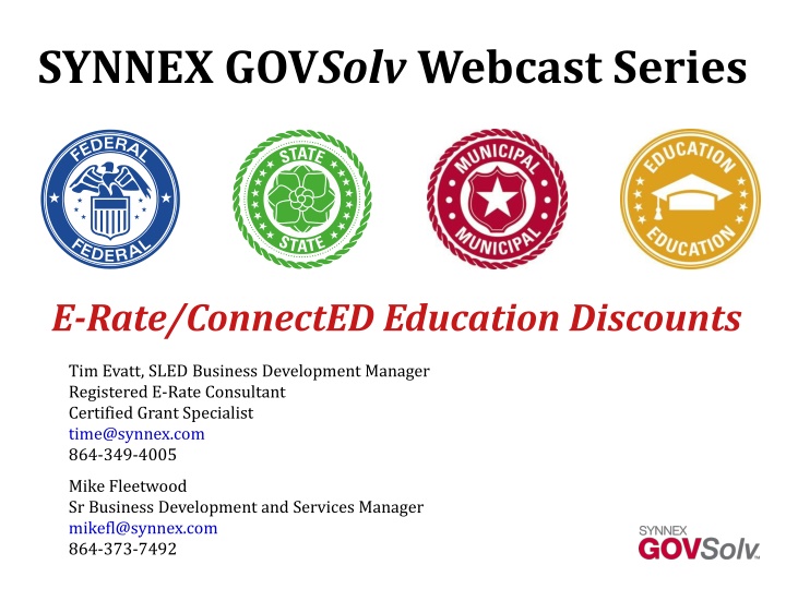 synnex gov solv webcast series