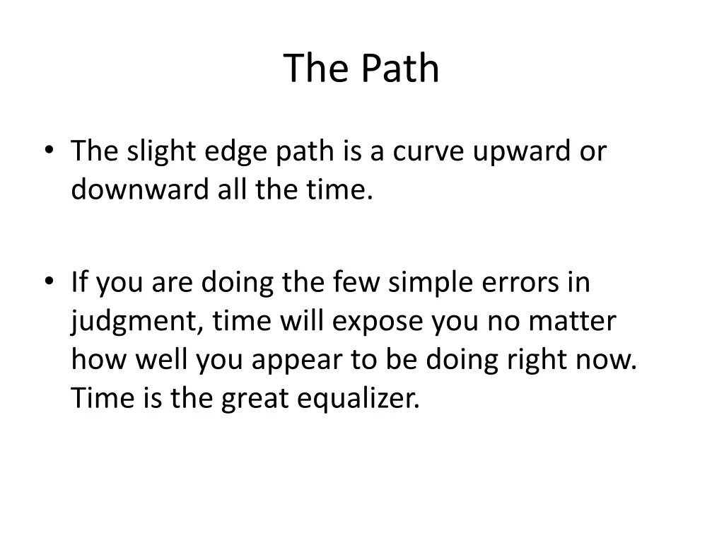 the path