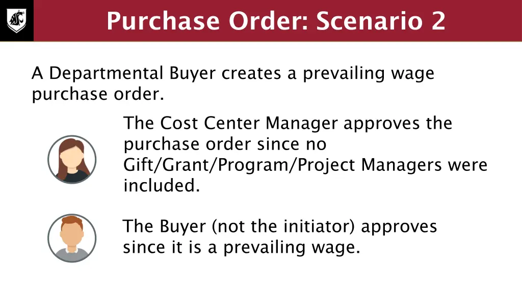 purchase order scenario 2