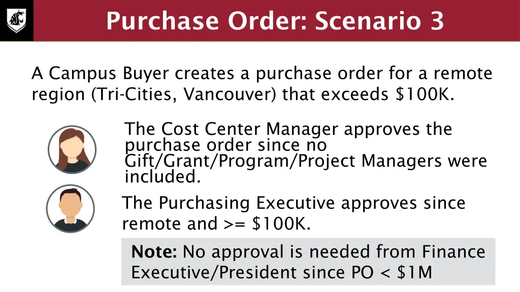 purchase order scenario 3