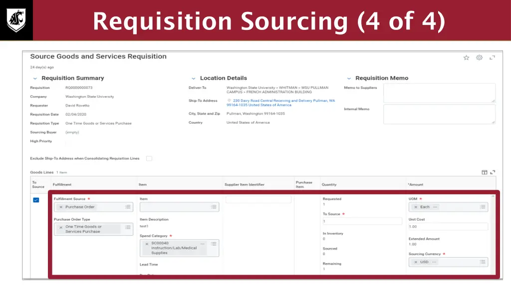 requisition sourcing 4 of 4