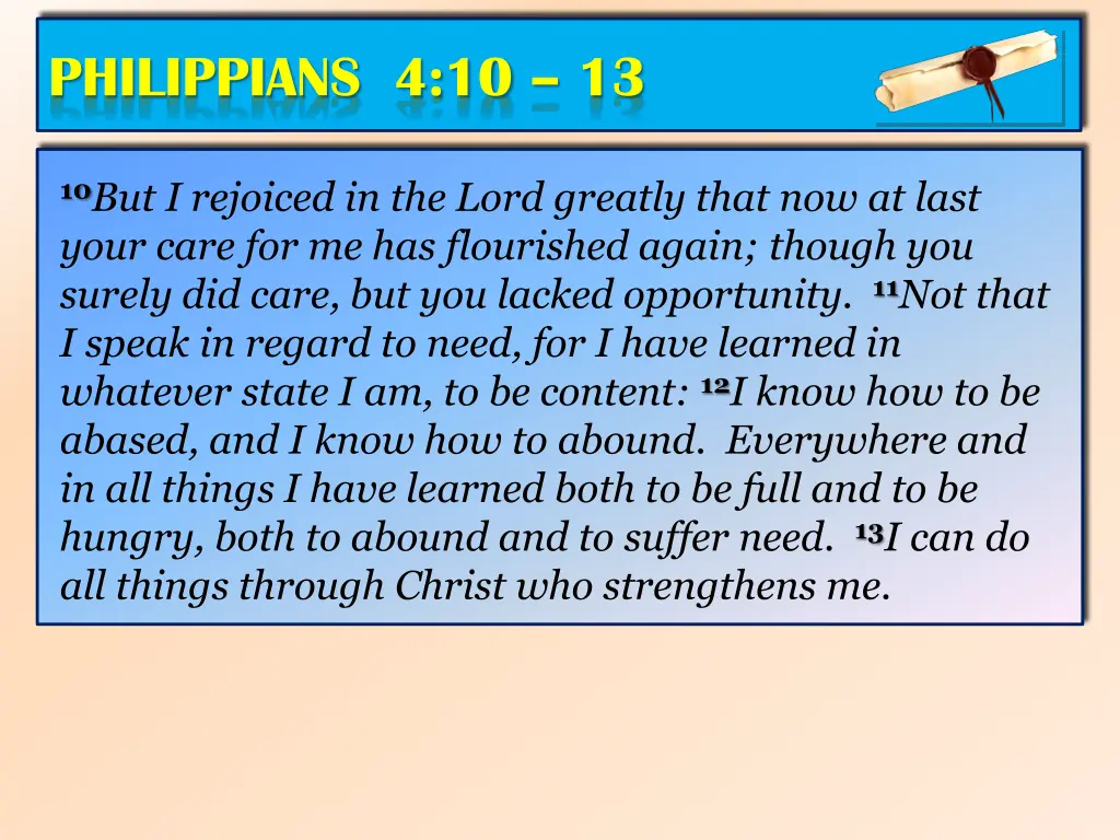 philippians 4 10 13