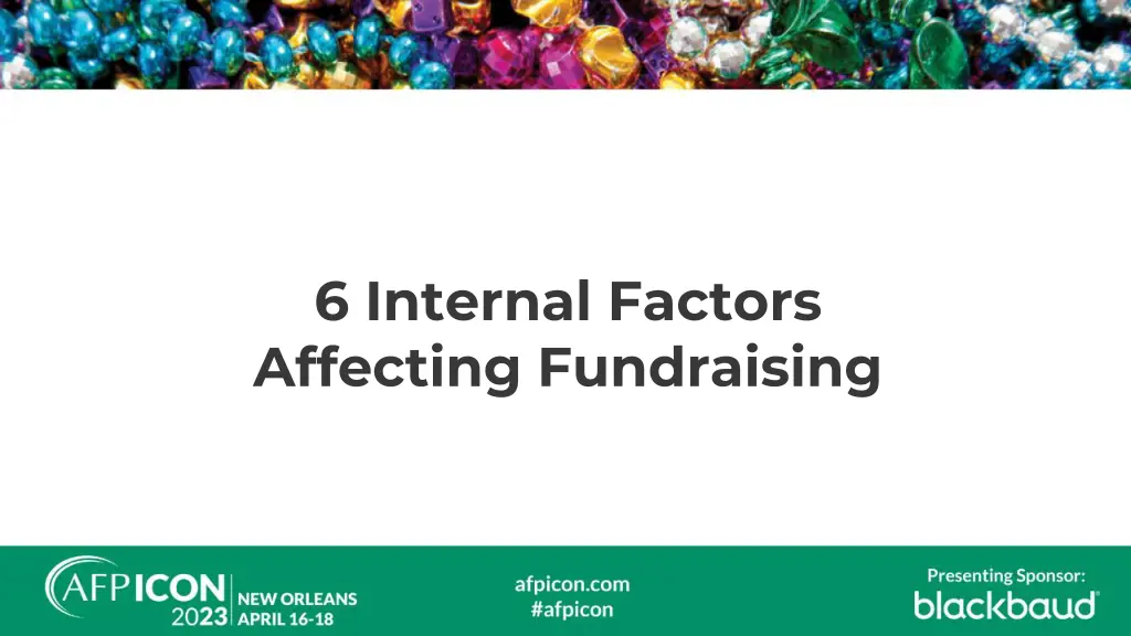 6 internal factors affecting fundraising