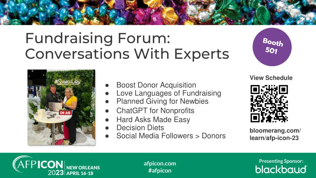 fundraising forum conversations with experts