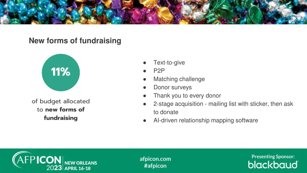 new forms of fundraising