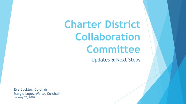 charter district collaboration committee updates