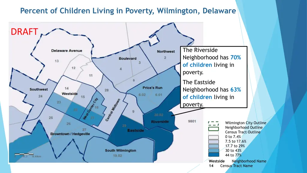 percent of children living in poverty wilmington