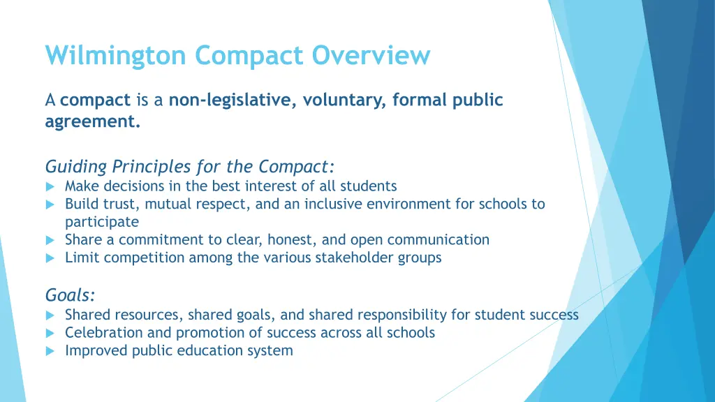 wilmington compact overview