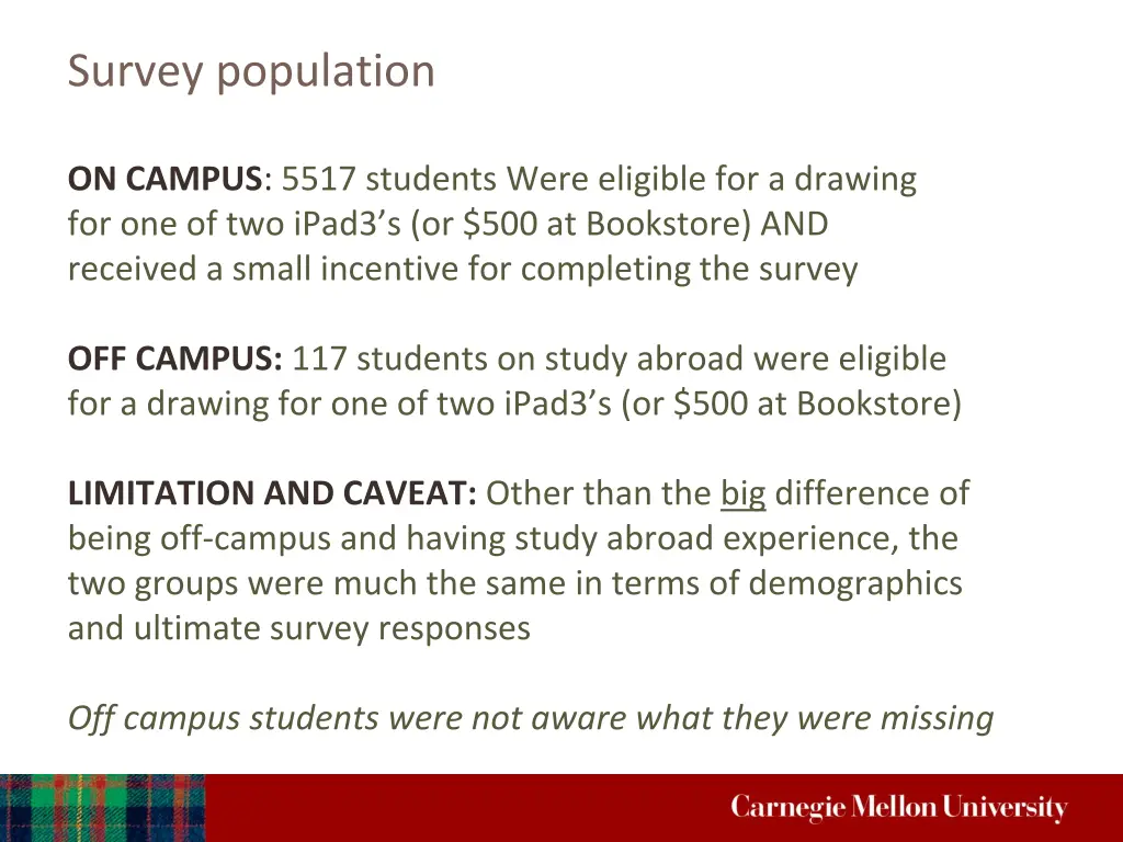 survey population