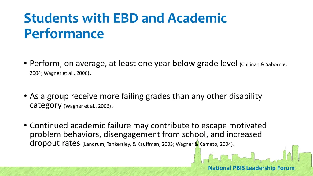 students with ebd and academic performance