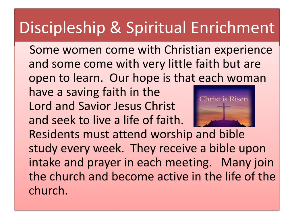 discipleship spiritual enrichment some women come