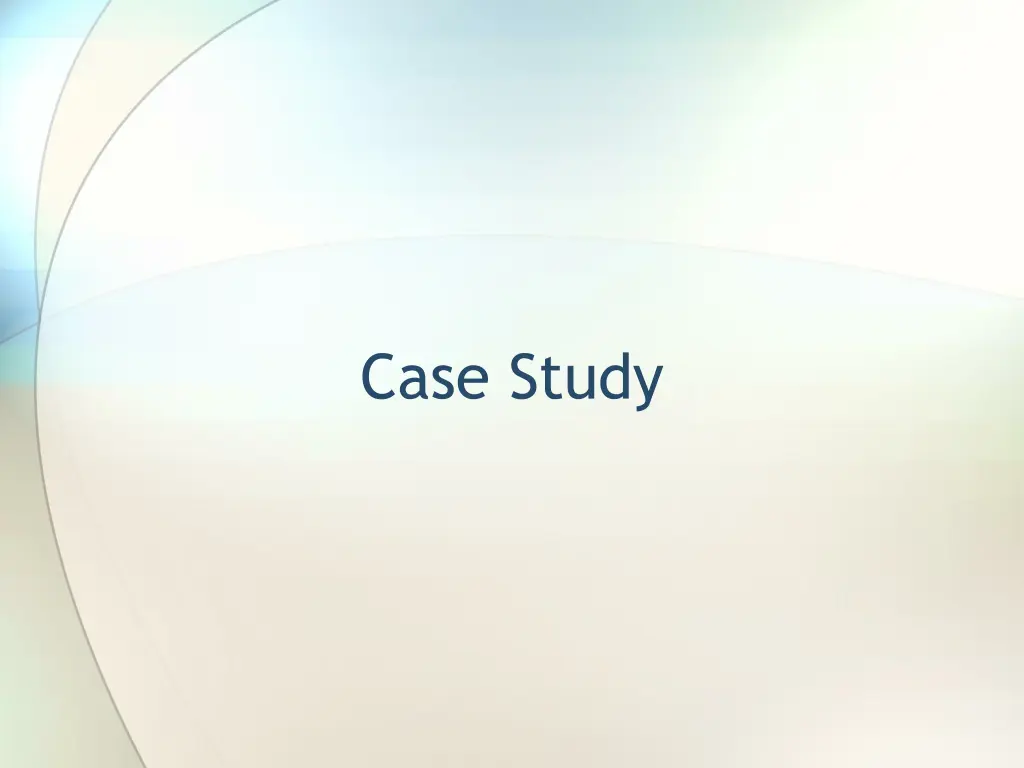 case study