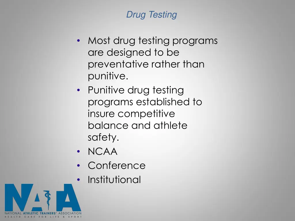 drug testing 1