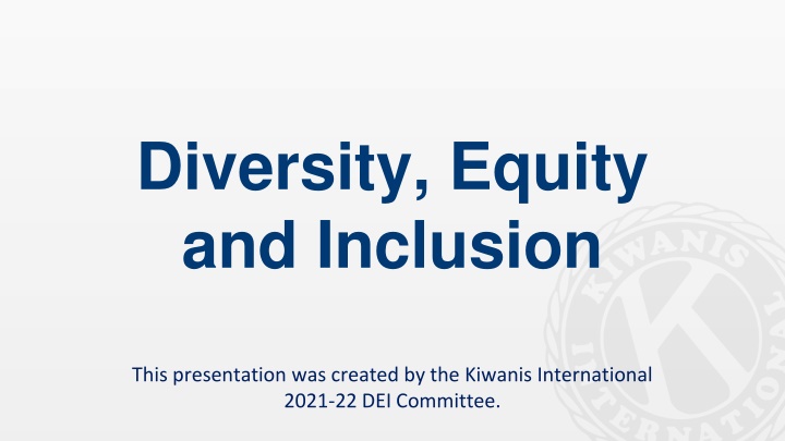 diversity equity and inclusion