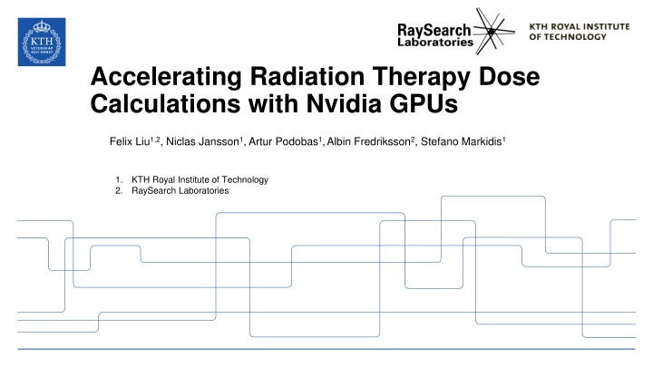 accelerating radiation therapy dose calculations