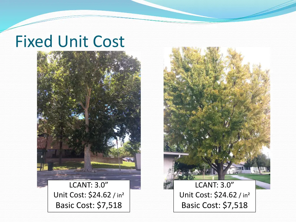 fixed unit cost