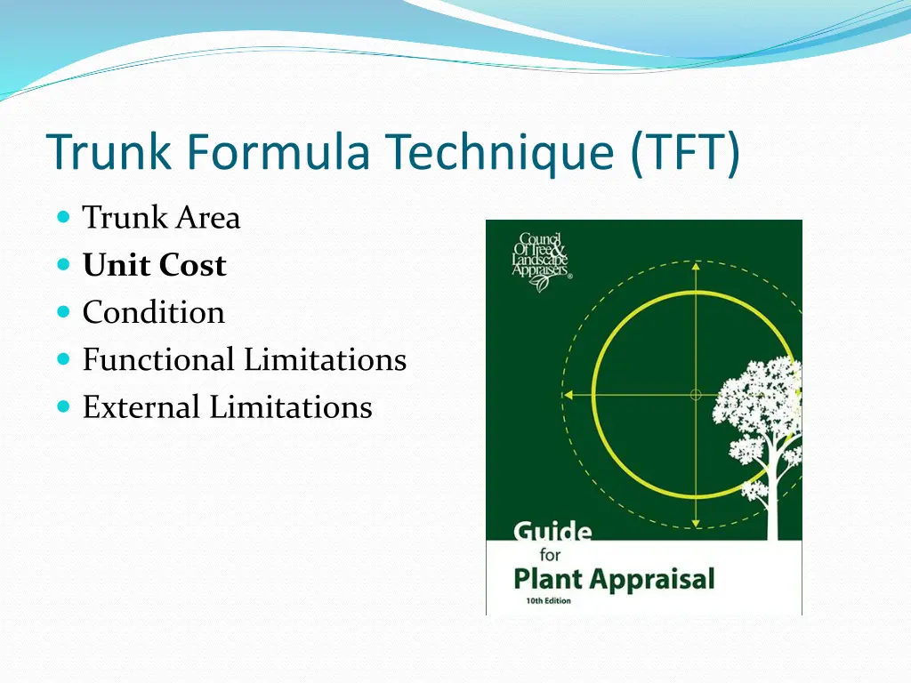 trunk formula technique tft 1