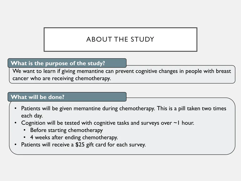 about the study