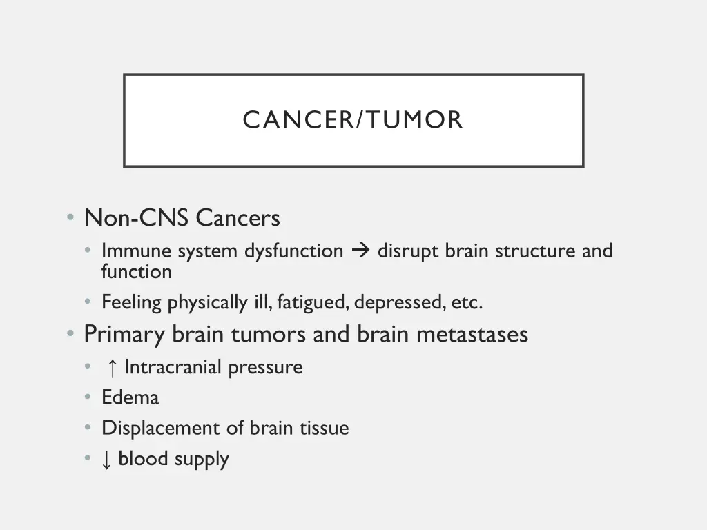 cancer tumor