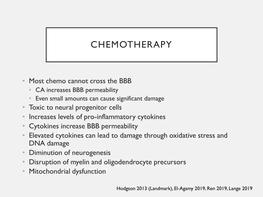 chemotherapy