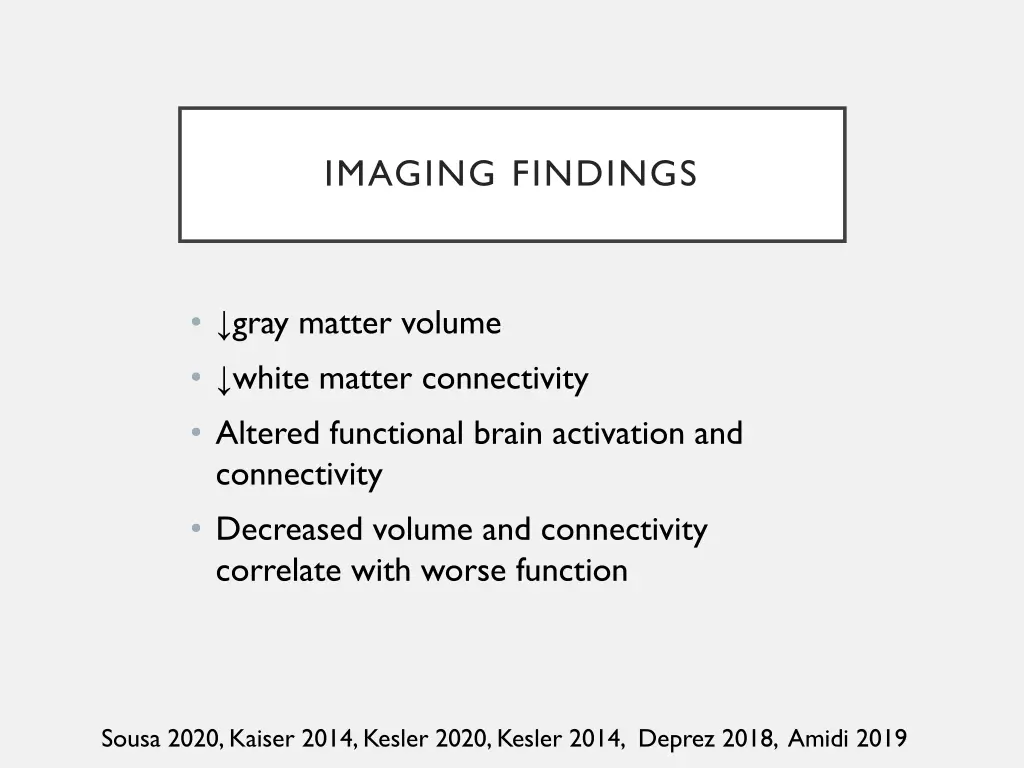 imaging findings