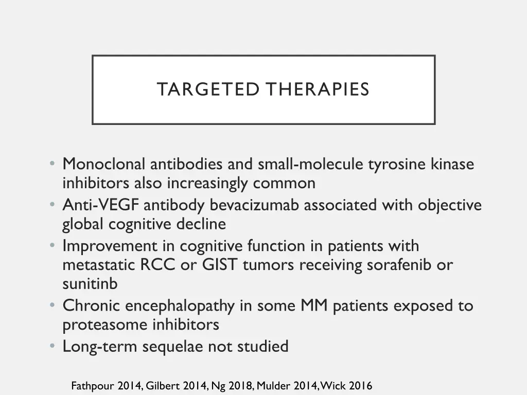 targeted therapies