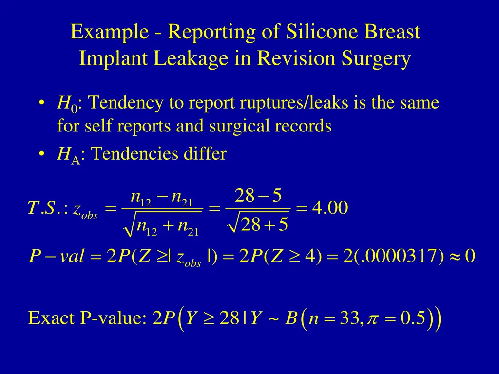 example reporting of silicone breast implant 1