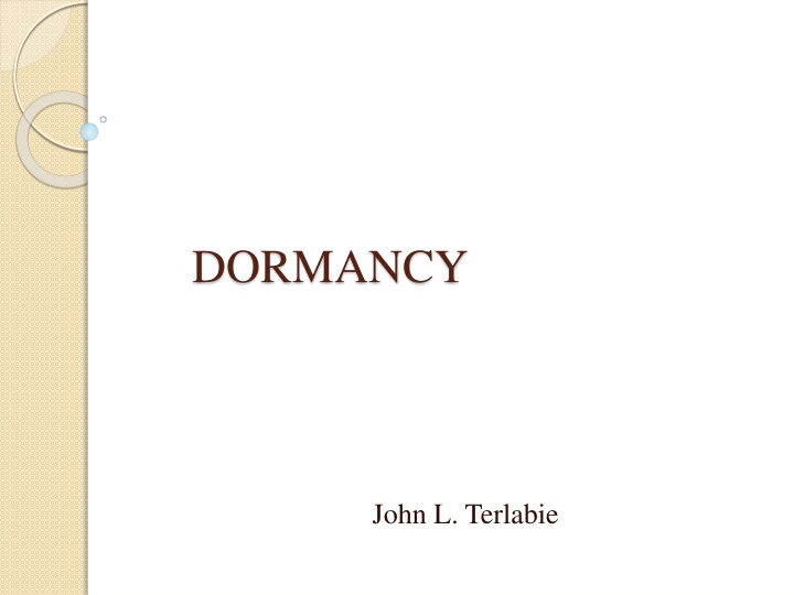 dormancy