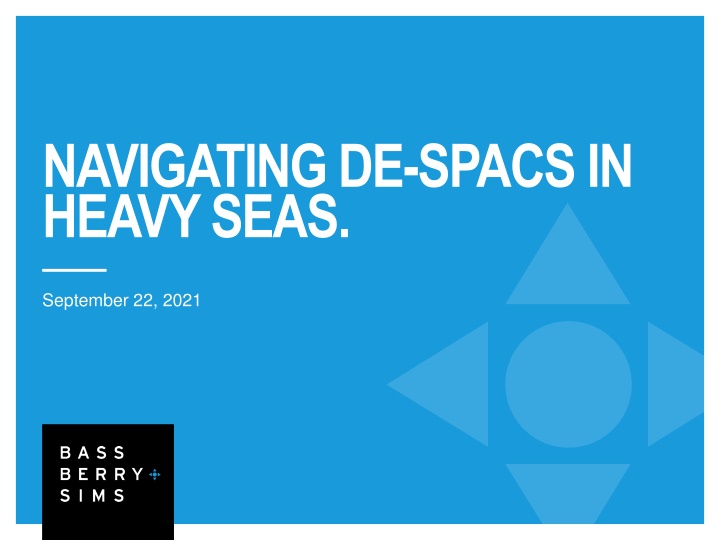 navigating de spacsin heavy seas