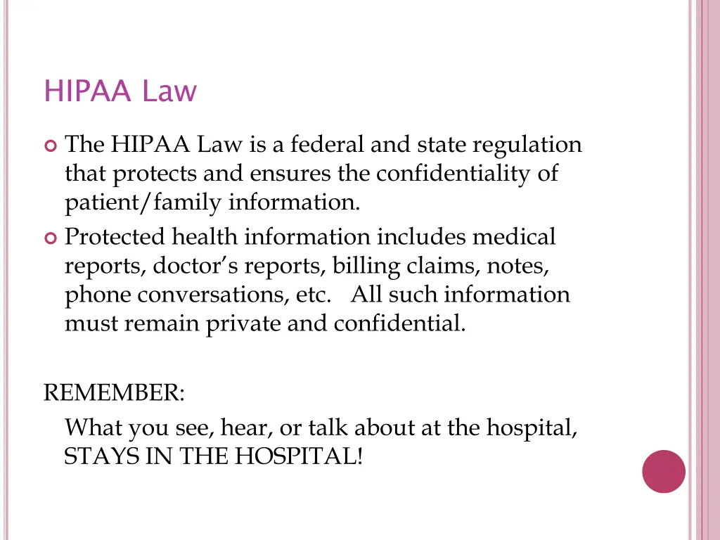 hipaa law