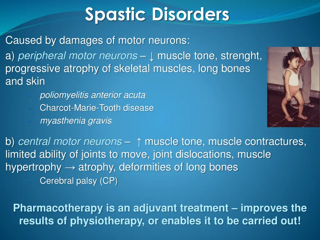 spastic disorders