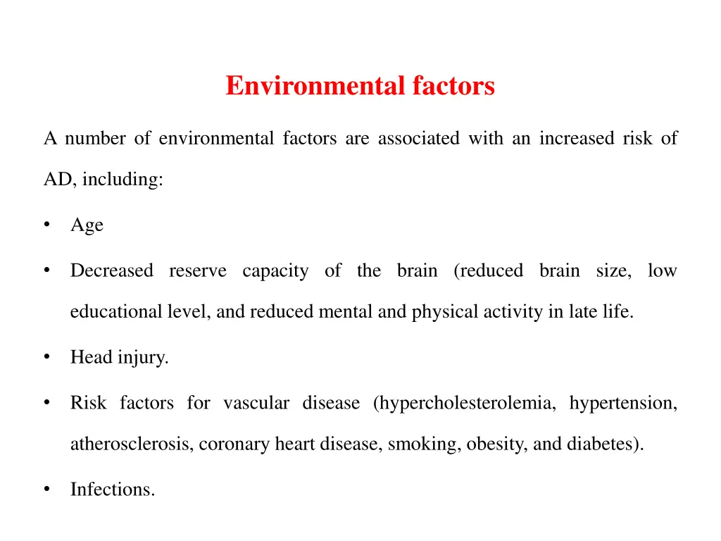 environmental factors