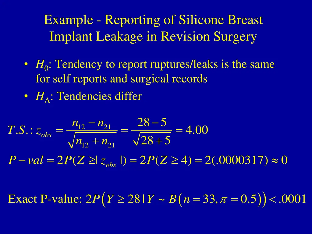 example reporting of silicone breast implant 1