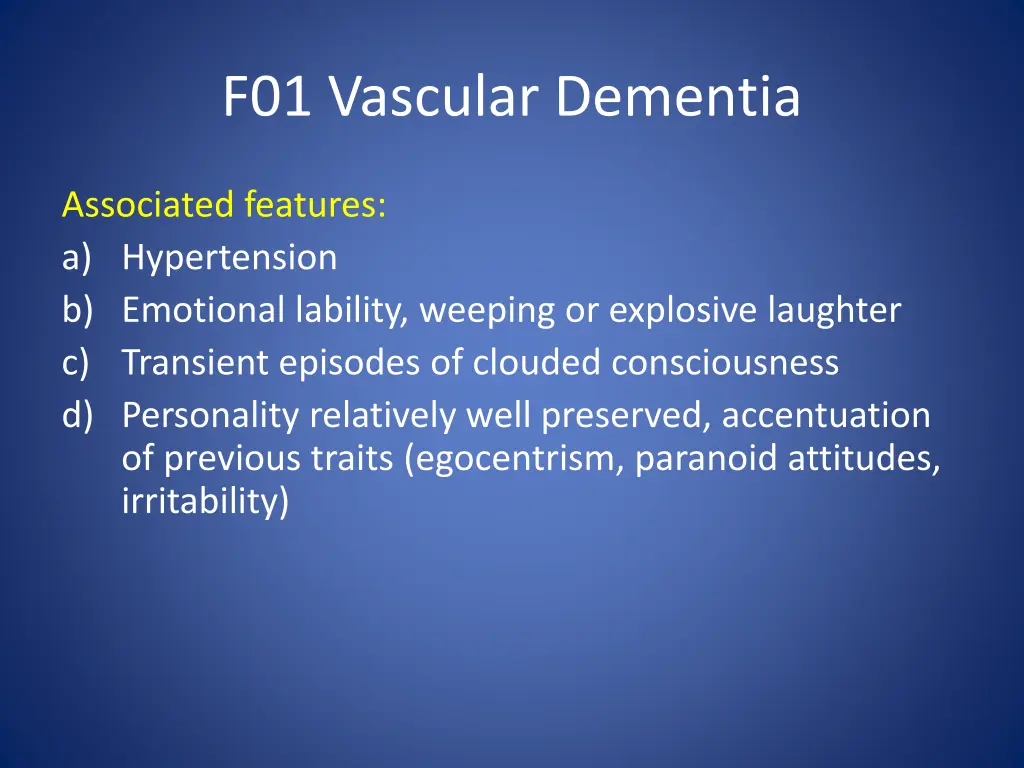 f01 vascular dementia 2