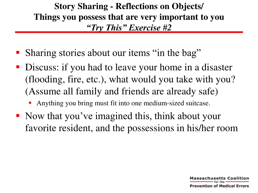 story sharing reflections on objects things 1