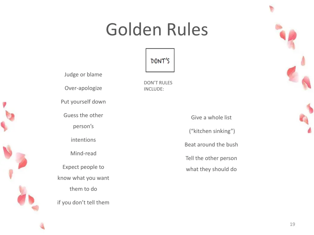 golden rules 1