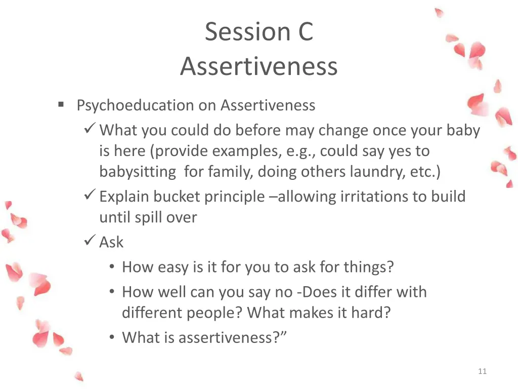 session c assertiveness