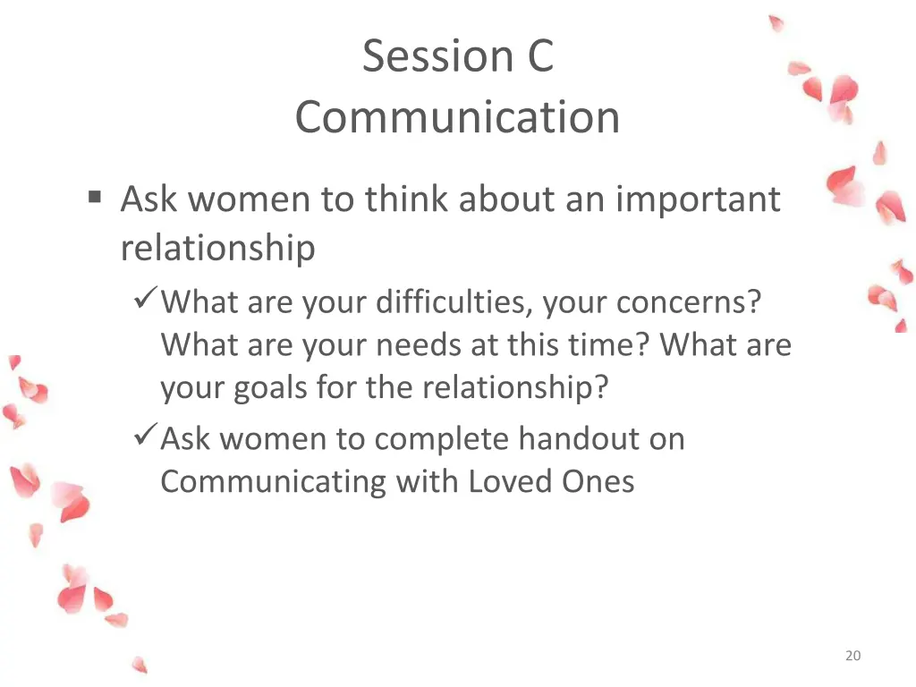 session c communication