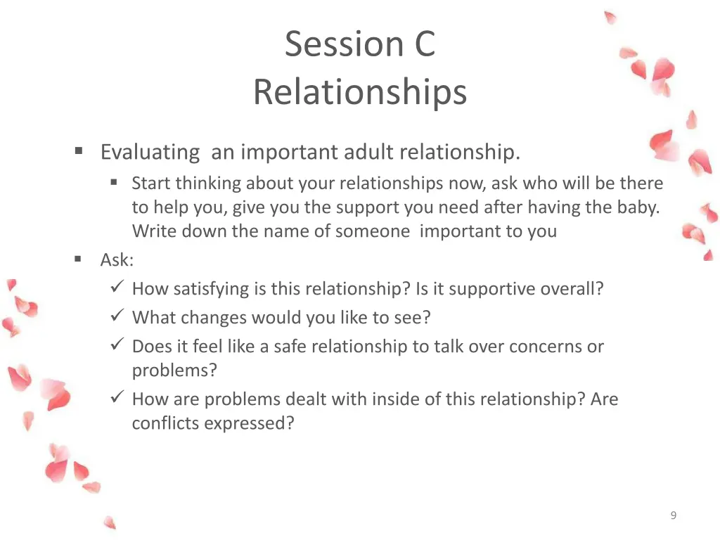 session c relationships 1