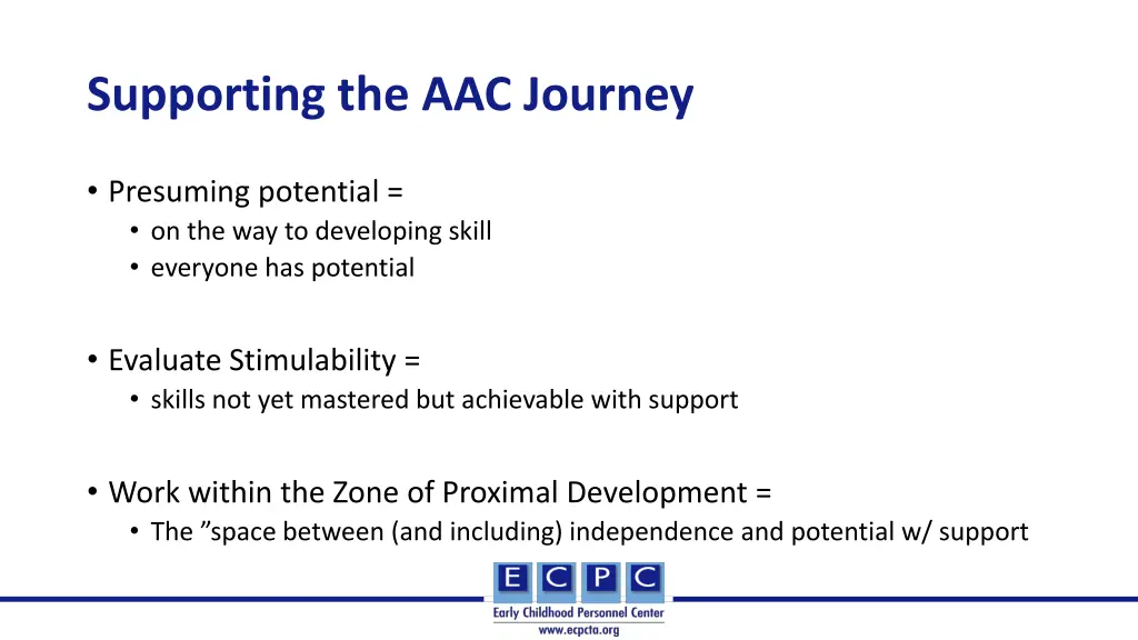 supporting the aac journey 4